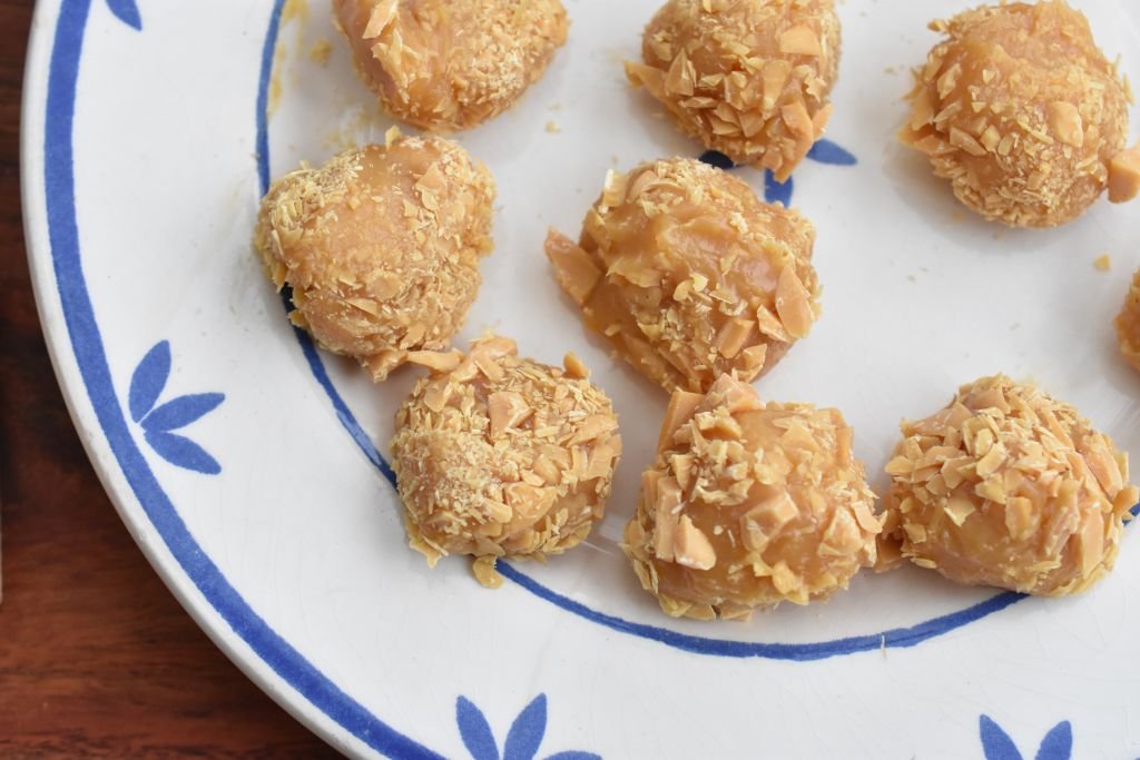 Trøfler med karamel chokolade - opskrift