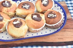 Saftige muffins med græsk yoghurt - opskrift