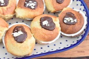 Saftige muffins med græsk yoghurt - opskrift