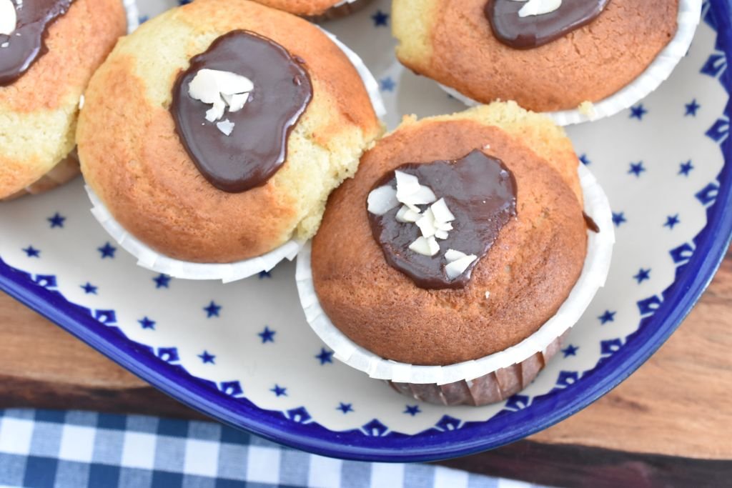 Saftige muffins med græsk yoghurt - opskrift