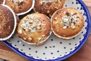 Amerikanske muffins med olie og skyr - nem opskrift