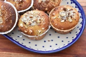 Amerikanske muffins med olie og skyr - nem opskrift