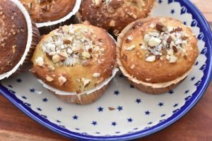 Amerikanske muffins med olie og skyr - nem opskrift