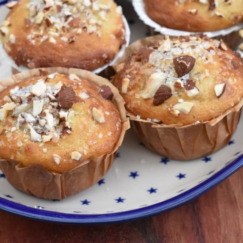 Amerikanske muffins med olie og skyr - nem opskrift