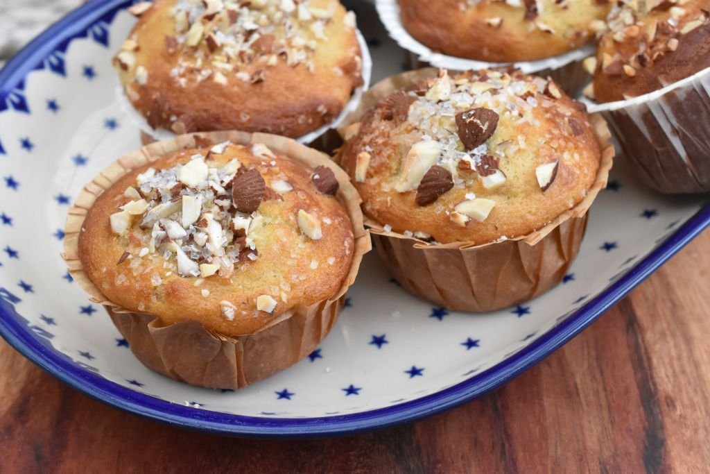 Amerikanske muffins med olie og skyr - nem opskrift