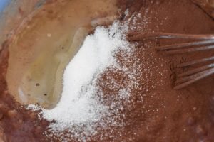 Kakao vafler - dessert vafler med kakaomælk