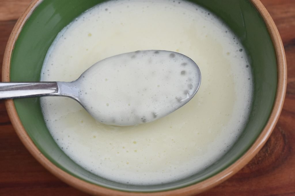 Sagosuppe - nem opskrift på gul sago suppe