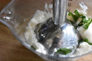 Ramsløg aioli - nem ramsløgsaioli med hvidløg