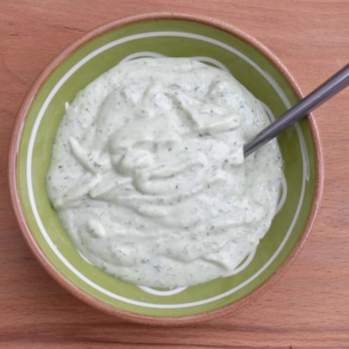 Ramsløg aioli - nem ramsløgsaioli med hvidløg