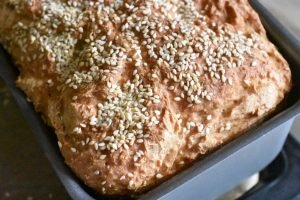 Franskbrød i form med skyr - opskrift
