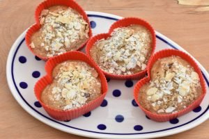 Bananmuffins med kanel - nem opskrift