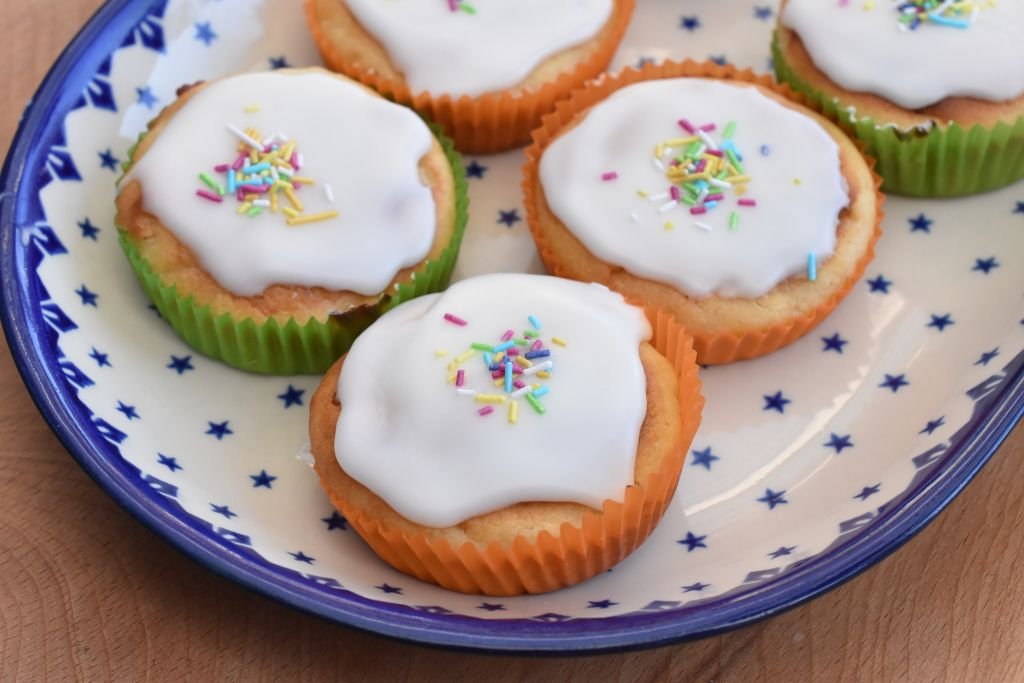 Citronmåne muffins - nem opskrift