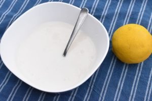 Påske citronsnitter - marcipankage med citron i bradepande