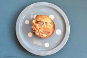 Rabarbermuffins med kardemomme - svampede muffins 