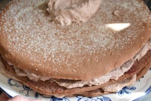 Nutella lagkage - opskrift på nem chokoladelagkage