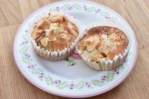 Ingefærmuffins med rabarber - lækre rabarbermuffins