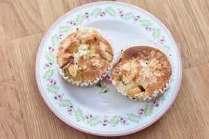 Ingefærmuffins med rabarber - lækre rabarbermuffins