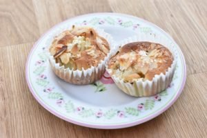 Ingefærmuffins med rabarber - lækre rabarbermuffins