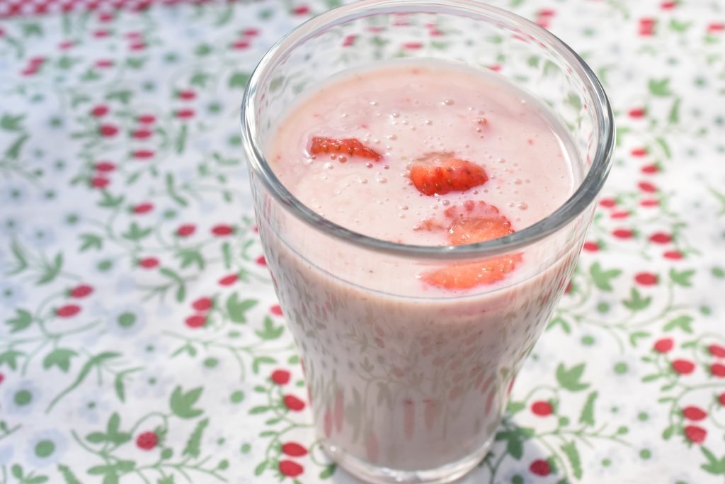 Jordbær banan smoothie - opskrift