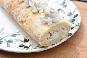 Citronroulade - luftig roulade med citroncreme